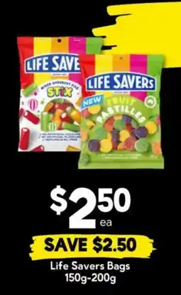 Drakes Life Savers Bags offer