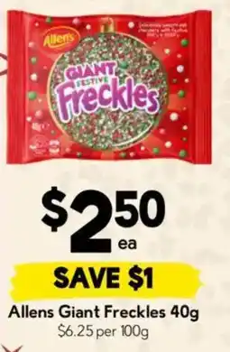 Drakes Allens Giant Freckles offer