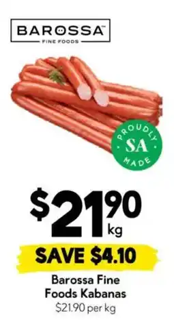 Drakes Barossa Fine Foods Kabanas offer