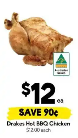 Drakes Drakes Hot BBQ Chicken offer