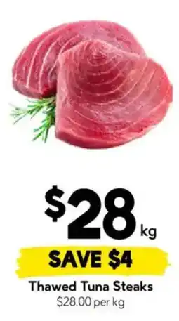 Drakes Thawed Tuna Steaks offer