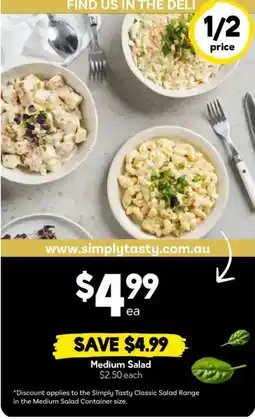 Drakes Simply Tasty Classic Salad offer