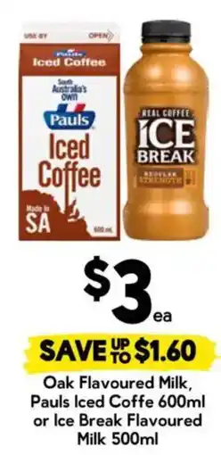 Drakes Oak Flavoured Milk offer