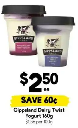 Drakes Gippsland Dairy Twist Yogurt offer