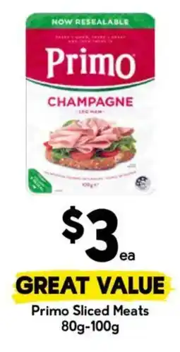 Drakes Primo Sliced Meats offer
