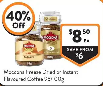 Moccona Freeze Dried or Instant Flavoured Coffee