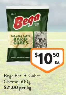 Foodworks Bega Bar-B-Cubes Cheese offer