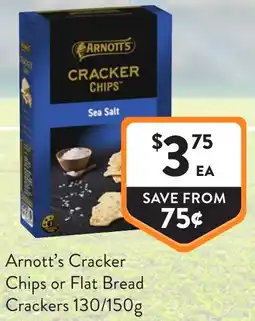 Foodworks Arnott's Cracker Chips or Flat Bread Crackers offer
