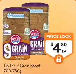 Foodworks Tip Top 9 Grain Bread offer