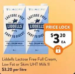 Foodworks Liddells Lactose Free Full Cream offer