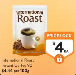 Foodworks International Roast Instant Coffee 90 offer