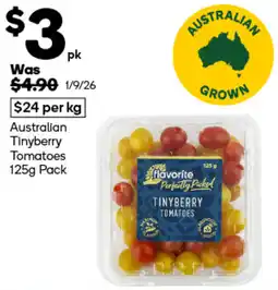 Woolworths Flavorite Tinyberry Tomatoes offer