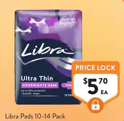 Foodworks Libra Pads 10-14 Pack offer