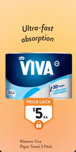 Foodworks Kleenex Viva Paper Towel offer
