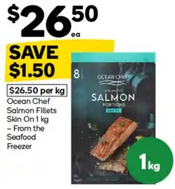 Woolworths Ocean Chef Salmon Fillets Skin On offer