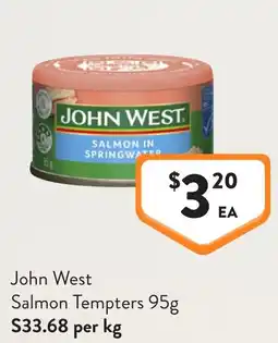 Foodworks John West Salmon Tempters offer