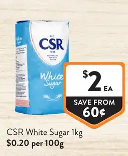 Foodworks CSR White Sugar offer