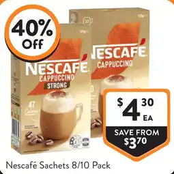 Foodworks Nescafé Cappuccino Strong offer