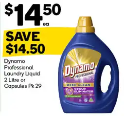 Woolworths Dynamo Professional Laundry Liquid offer