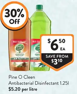 Foodworks Pine O Cleen Antibacterial Disinfectant offer