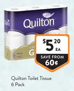 Foodworks Quilton Toilet Tissue offer