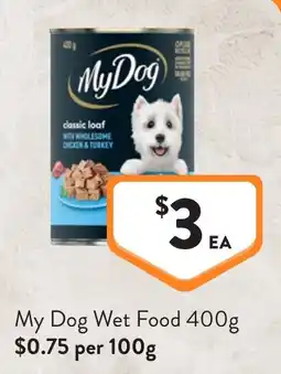 Foodworks My Dog Wet Food offer