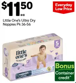 Woolworths Little One's Ultra Dry Nappies offer