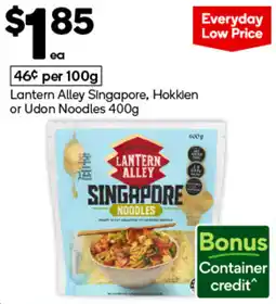 Woolworths Lantern Alley Singapore Noodles offer