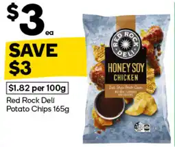 Woolworths Red Rock Deli Potato Chips offer