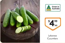 Foodworks Lebanese Cucumbers offer