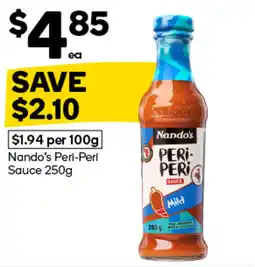 Woolworths Nando's Peri-Peri Sauce offer