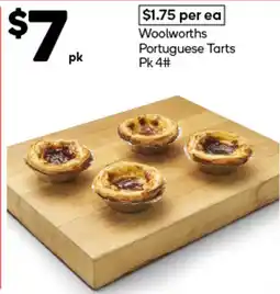 Woolworths Woolworths Portuguese Tarts offer