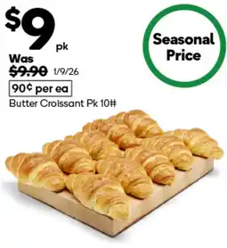 Woolworths Butter Croissant offer