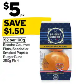 Woolworths Brioche Gourmet Burger Buns offer