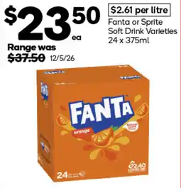 Woolworths Fanta orange offer
