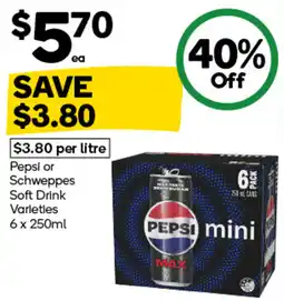 Woolworths Pepsi mini offer