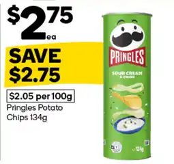 Woolworths Pringles Potato Chips offer