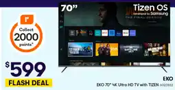 Woolworths EKO 70" 4K Ultra HD TV with TIZEN offer