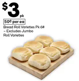 Woolworths Bread Roll Varieties offer
