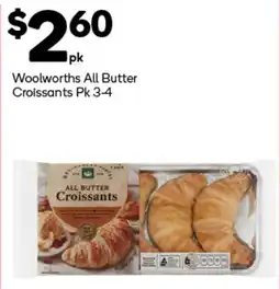 Woolworths Woolworths All Butter Croissants offer