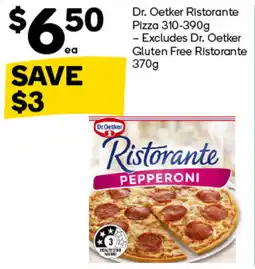 Woolworths Dr Oetker Ristorante Pepperoni offer