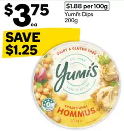 Woolworths Yumi's Traditional Hummus offer