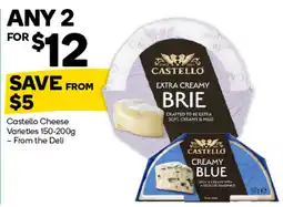 Woolworths Castello Cheese Varieties offer
