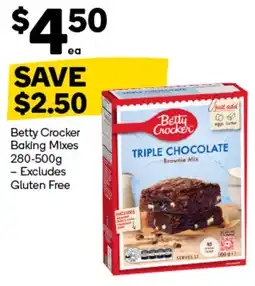 Woolworths Betty Crocker Baking Mixes offer