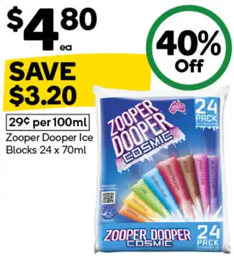 Zooper Dooper Ice Blocks