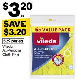 Woolworths Vileda All-Purpose Cloth offer