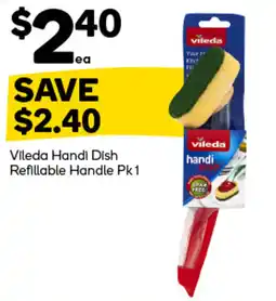 Woolworths Vileda Handi Dish Refillable Handle offer