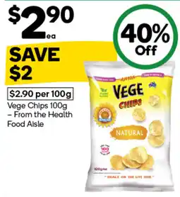 Woolworths Vege Chips offer