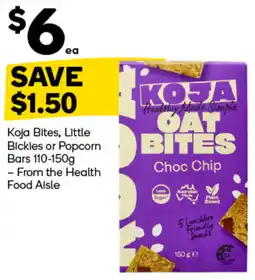 Woolworths Koja Oat Bites Choc Chip offer
