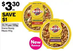 Woolworths Sirena Ready Meals offer